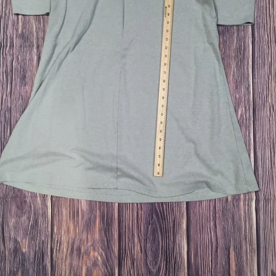 Stan Herman Ladies Robe Long Sleeve Mid Zip Size Small Gray  - Image 2 of 4