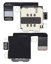 Sim Card Reader Slot Socket Flex Cable Replacement For iphone 14 Plus