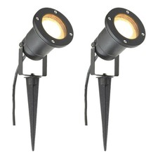 12v Garden Ground Spikes or Mount Watt Light IP65 Low Voltage  Pack of 2 