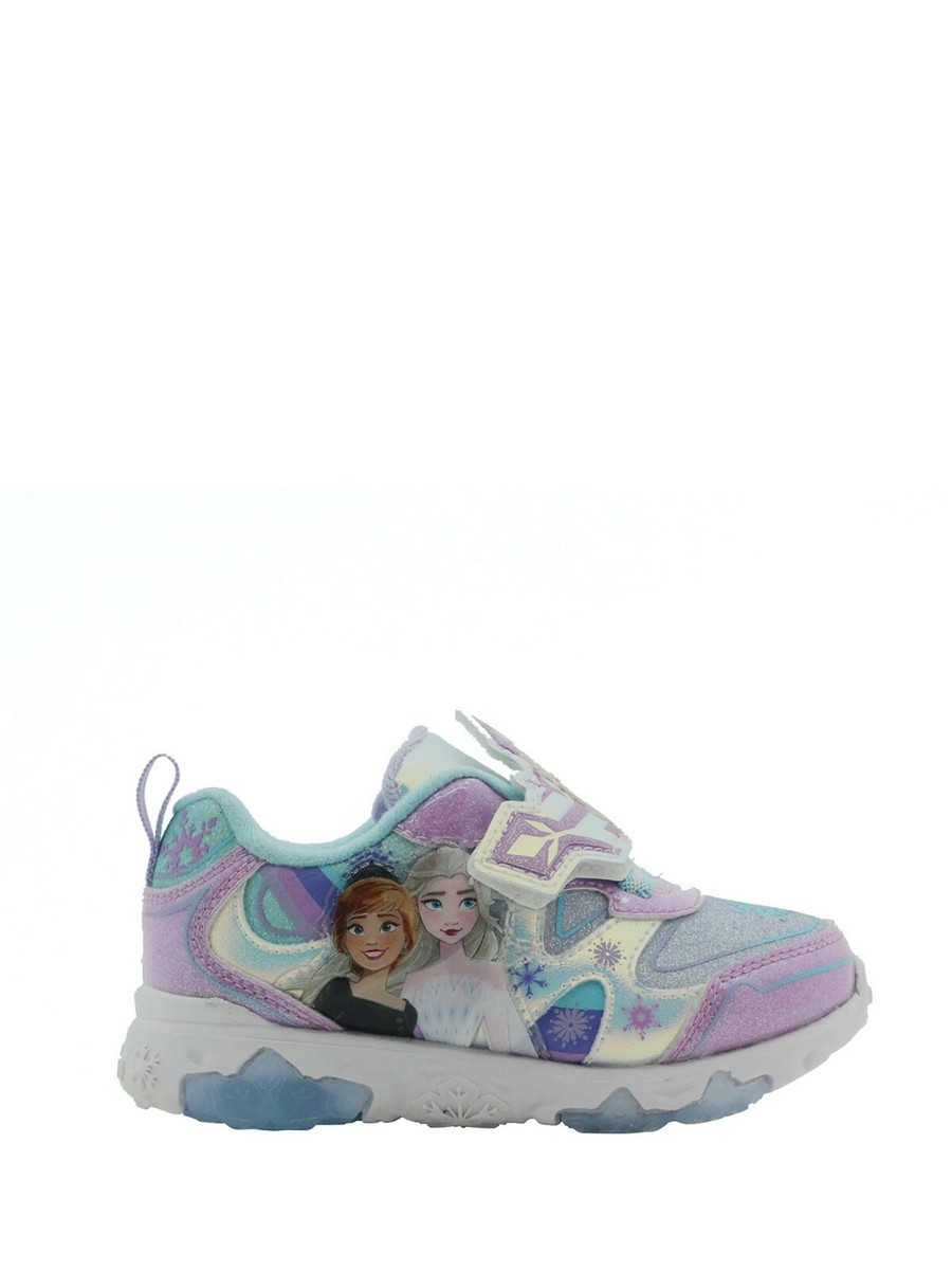 Light Up Walmart Little Girl Shoes Disney Frozen Anna Elsa Light
