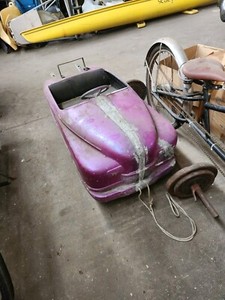 Herschell Kiddie Car amusement ride, Aluminum car body, Go kart. Carnival ride