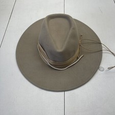 Shyanne Brown Wool Felt Fedora Hat Women s Size OS Defect