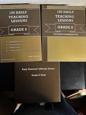 Easy Grammar Plus teacher and student by Wanda C. Phillips (Trade Paperback)