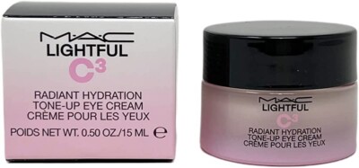 Mac Lightful C3 Radiant Hydration Tone-Up Eye Cream Full Size 15ml / 0.5oz NEW