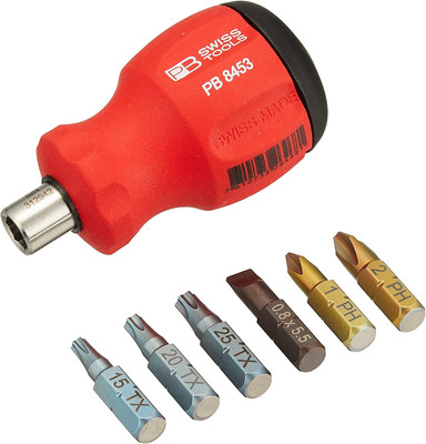 PB Swiss Tools PB 8453 Multi-Bit Screwdriver Combination Screwdriver Manual Scre