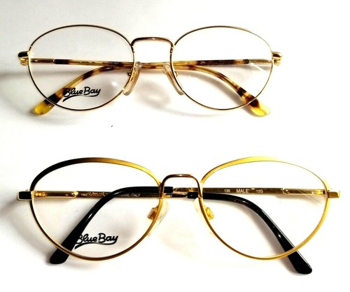 4 OCCHIALI DA VISTA STOCK MONTATURE IN METALLO SAFILO EYEWEAR MADE IN ITALY  GOLD | eBay