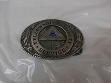 Telephone Pioneers Of America Tl B Belt Buckle Fellowship Loyalty Service