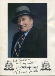 Mickey-Spillane-Mike-Hammer-Mystery-Pulp-Author-Signed-Autograph-Photo