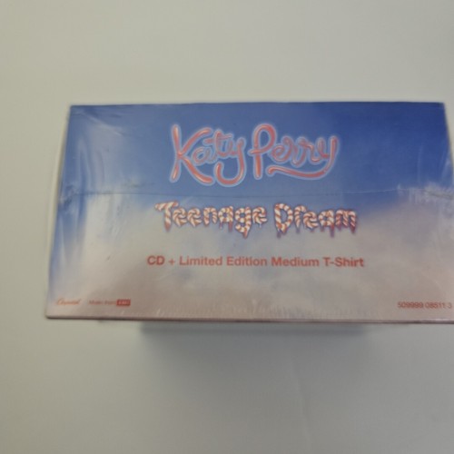TEENAGE DREAM by KATY PERRY- Limited Edition CD w/ T-SHIRT - Rare, Package Dmg - Picture 11 of 14