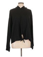 DKNY Sport Women Black Pullover Sweater L