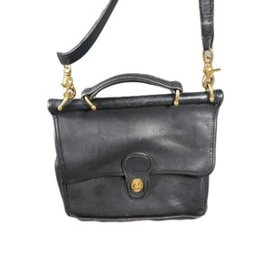 Coach Vintage 9927 Willis Crossbody Shoulder Bag Tote Black Leather USA
