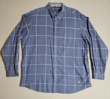 Daniel Cremieux Classics Shirt Men's XL Plaid Collared Long Sleeve Button Down