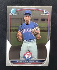 2023 Bowman Chrome - Prospects Sebastian Walcott #BCP-189 1st Bowman Chrome (RC)
