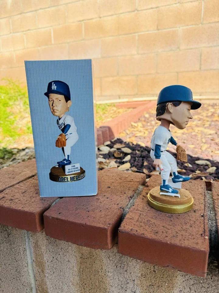 Orel Hershiser 2012 Los Angeles Dodgers Booblehead 1988 NL CY Young Award Foto 2 de 4
