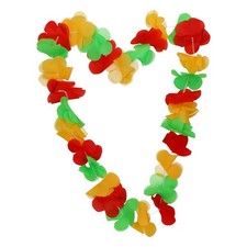 50x Captain Morgan Tiki Feten Blumenkette Hoola Kette Party Deko Hawaii