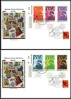 1987 Israel Biblical Stamp Exhibition Marco Silk FDC Set Sc 842-844 tabs Limited