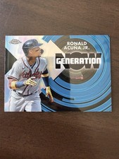 2022 Topps Chrome Update Series - Generation Now Chrome Ronald Acuña Jr. #GNC-8