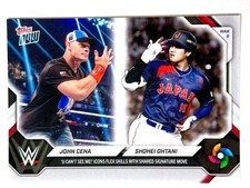 2026 Topps Now World Baseball Classic - SHOHEI OHTANI / JOHN CENA #WBCO