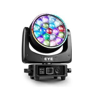 Zoom Moving Head DJ Light 19x25W RGBW Bee Eye LED Stage Lights Beam Wash Halo...