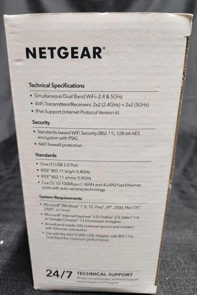 NETGEAR AC1200 WiFi 5 Router New In Box Wireless Standard Speeds Up To 1200 Mbps - Image 3 of 4