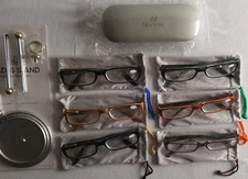 Joy Mangano SHADES  14 pc.Reader Set wi Elegant Stand - 2.50X   - NEW IN BOX