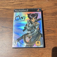 Rockstar Games Oni PS2 (2001) NTSC-U/C T-Teen Action Adventure w/ Manual