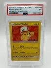 Pokémon 2017 Ash's Pikachu SM109 PSA 7 Sun & Moon Black Star Promo English