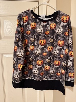Bums & Rises Crew Neck Halloween Sweatshirt Medium