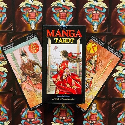 Manga Tarot Deck Cards Lazzarini Esoteric Chinese Art Fantasy Lo