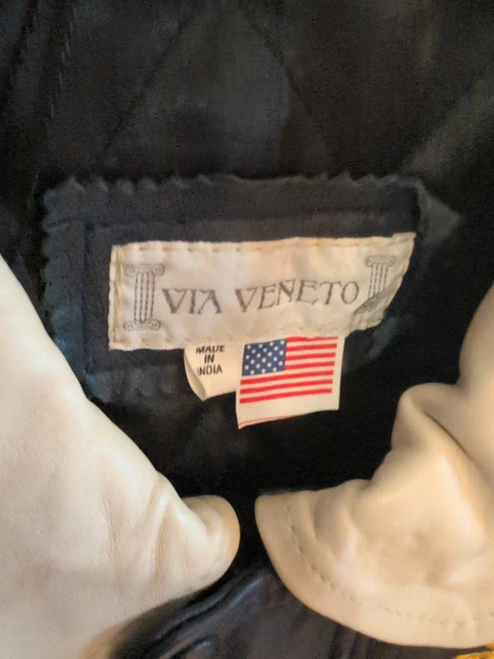 Спортивная кожаная куртка Via Veneto CBS - Изображение 3 из 4