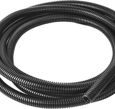 1/4 Inch Wire Loom Split Tubing - 50 ft Cord Protector 1/4-50ft, Black