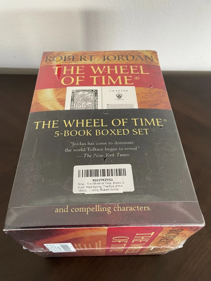 Robert Jordan The Wheel of Time 5-Book Boxed Set Fantasy Novels NEW Sealed - Image 4 of 4