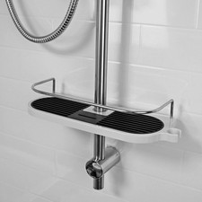 Bathroom Shelf Shower Pole Caddy Rack Storage Organiser Tray Holder Accessories
