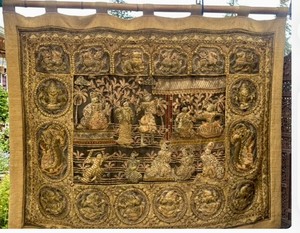Antique Burmese Kalaga Tapestry | eBay