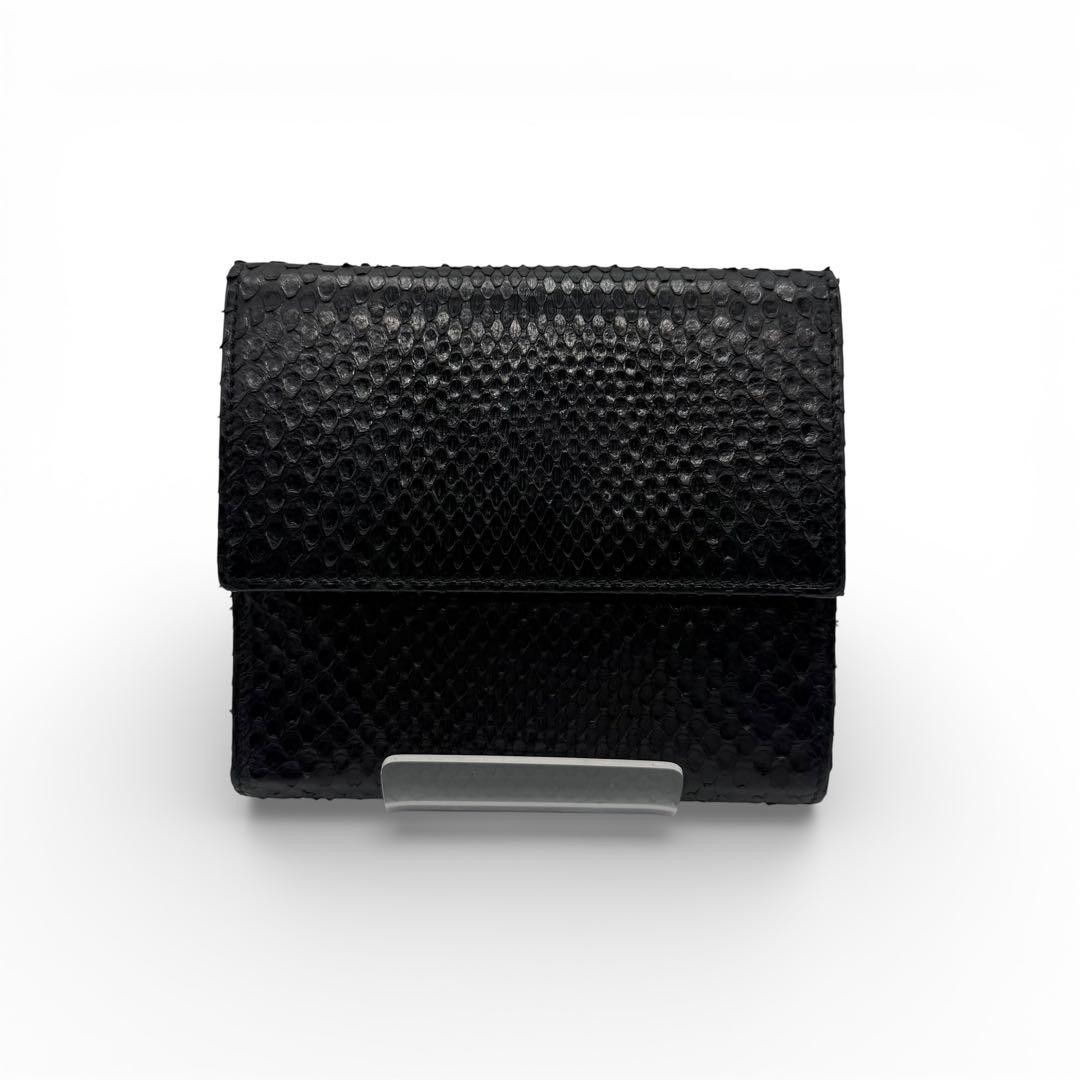 [Good condition] GUCCI Gucci python leather G met… - image 3