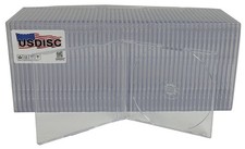USDISC CD Jewel Cases Slimline 7.2mm, Single 1 Disc Clear Lot