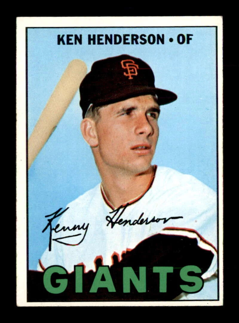 1967 Topps #383 Ken Henderson DP VG/VGEX X3349221