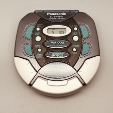 *N MINT* Vintage Panasonic SL-SW650V Discman. AM/FM, S-XBS, Anti-Shock, Works!