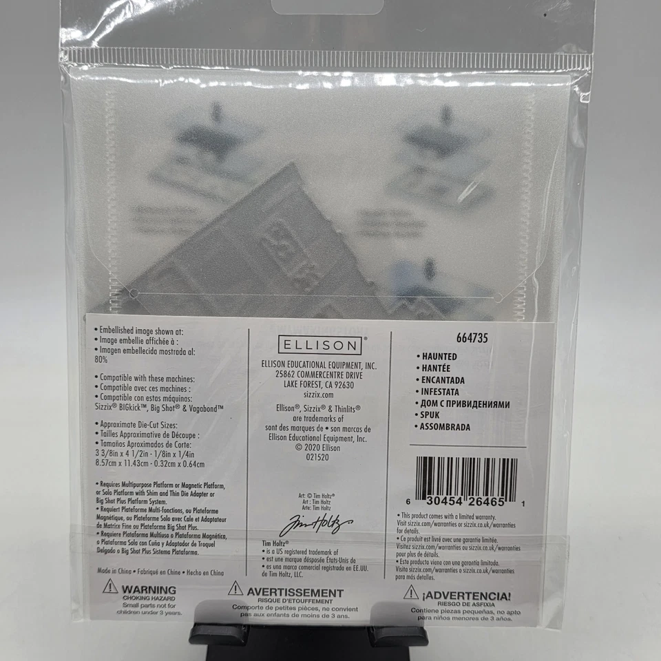 Tim Holtz HAUNTED Halloween House Sizzix 664735 Thinlits Cutting Dies - Image 2 of 4