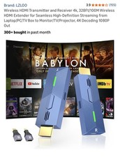 Wireless HDMI Transmitter  Receiver 4K Decoding 1080P Out