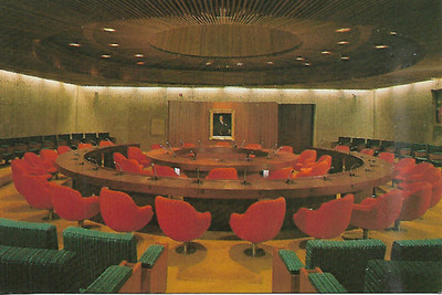 Hongkong - Konferenzsaal Chinese University - Postkarte um 1970