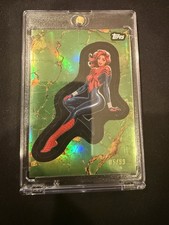 2025 Topps Marvel Comic Book Heroes MARY JANE Green Crackle Parallel #05/99