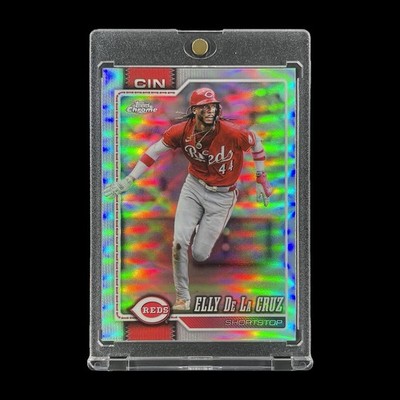 ELLY DE LA CRUZ SILVER REFRACTOR HOLO CARD 2026 Topps Chrome Parallel - Reds