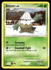SNOVER - 101/123 Common Mysterious Treasures Pokemon LP