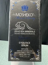 Mosheko Mineral Beauty Elevate Eye & Face Serum Sealed Dead Sea Minerals