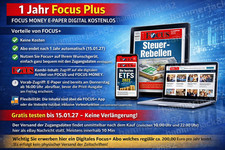 Focus Plus Online Zeitschrift Bis Januar 2027- Focus Money E-Paper Digital Abo