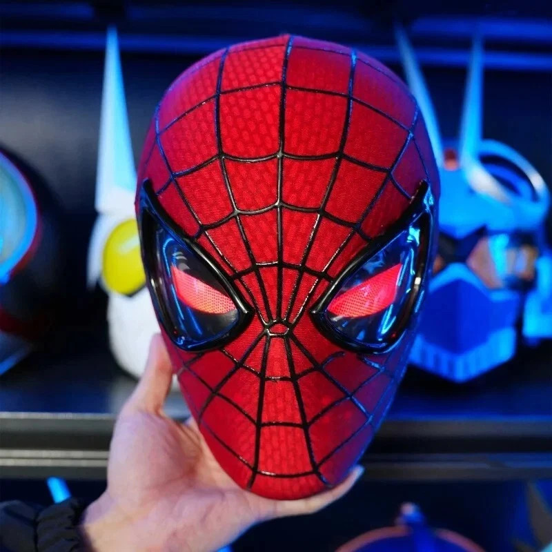 The Amazing Spider-Man Mask Spider-Man Cosplay Halloween! Moving Eyes!