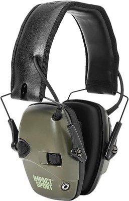 Howard Leight by Honeywell Impact Sport Sound Amplification R-02524 - GREEN