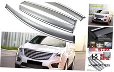 Sun/Rain Guards Wind Deflector Window Visors Compatible with 2017-2024