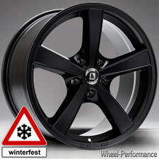 17 Zoll DW3 Felgen 7x17 5x110 ET38 schwarz matt für Opel